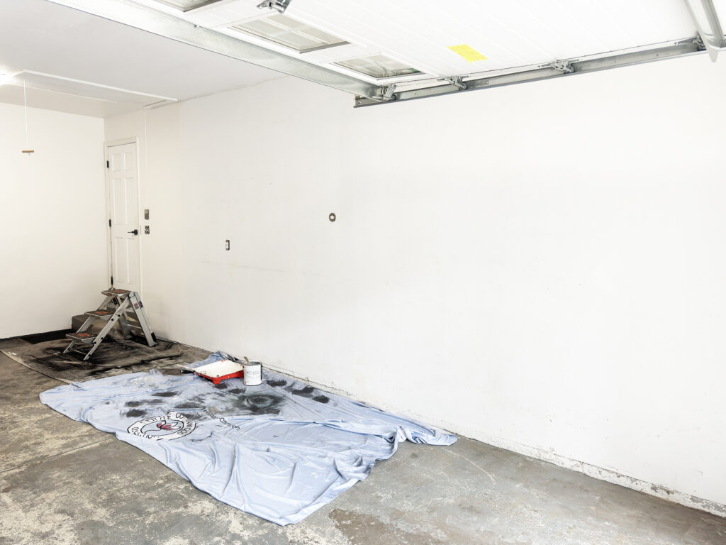 white dove by Benjamin moore paint in garage