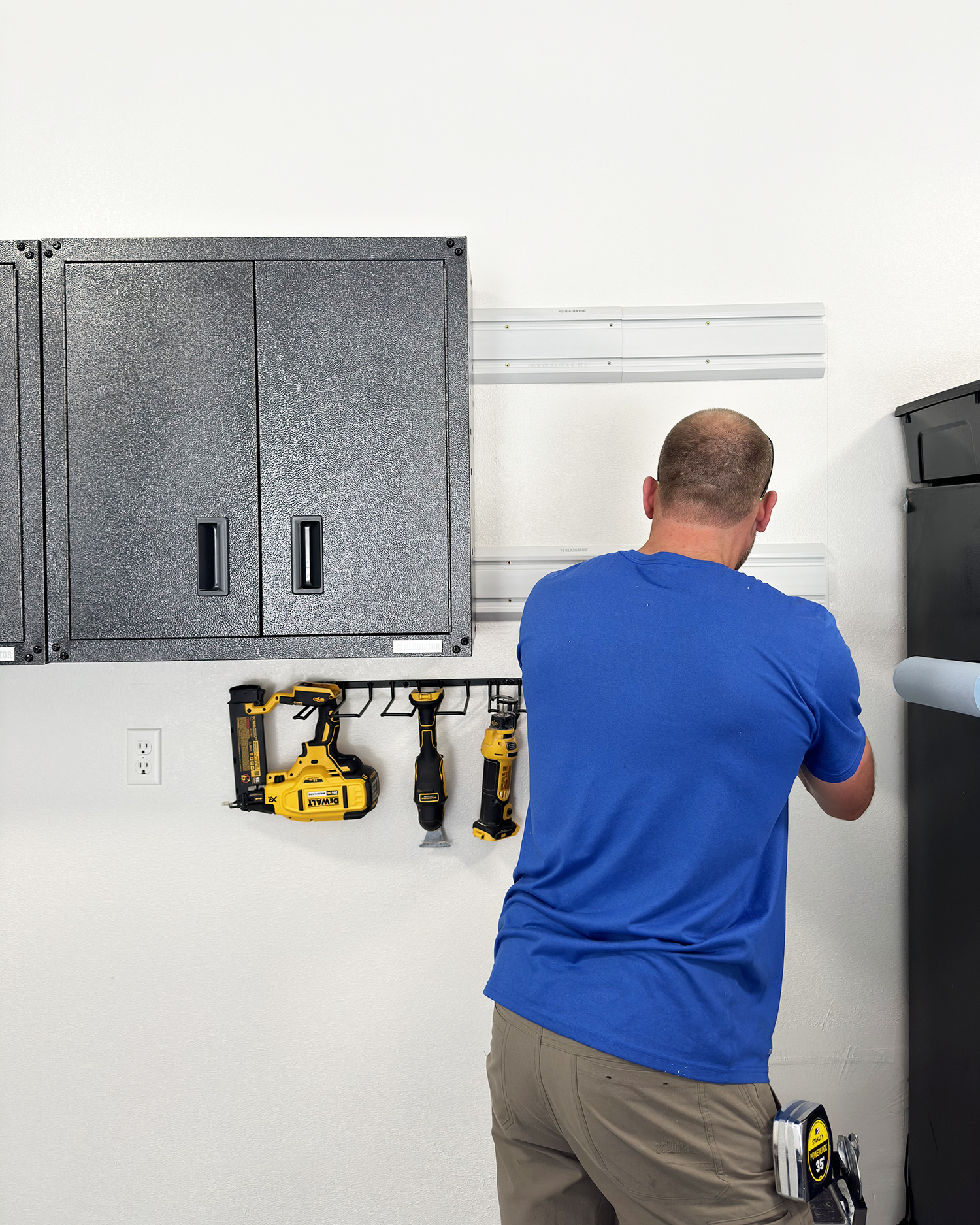 installing gladiator garage cabinets